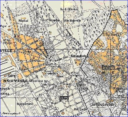 carte de Marrakech