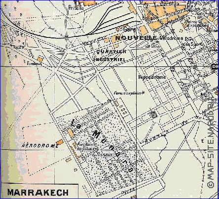 carte de Marrakech