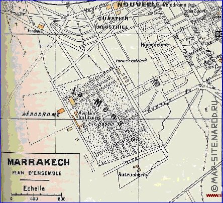 carte de Marrakech