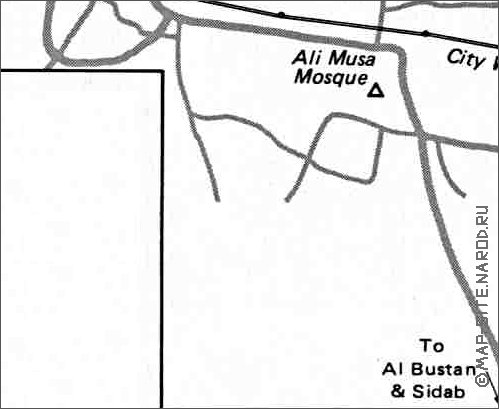 mapa de Mascate