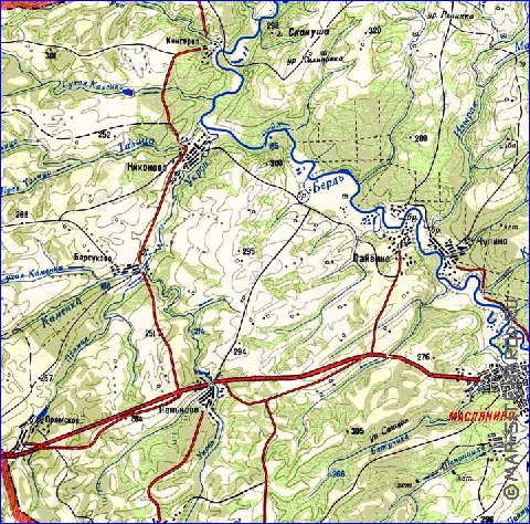 Карта маслянинского района старые села