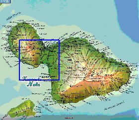 mapa de Maui