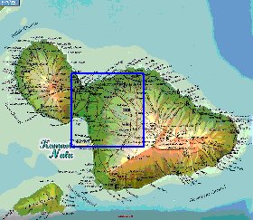 mapa de Maui