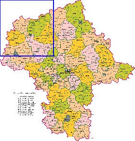 mapa de Voivodia da Mazovia
