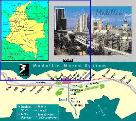 mapa de Medellin