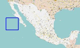 mapa de Mexico em ingles