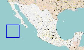 mapa de Mexico em ingles