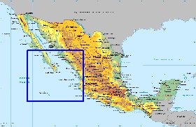 mapa de Mexico