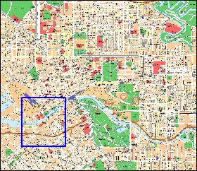 mapa de Melbourne