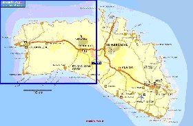 mapa de Minorca