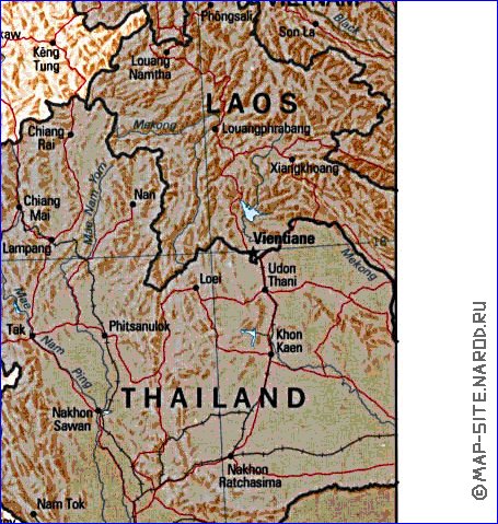 Administratives carte de Myanmar