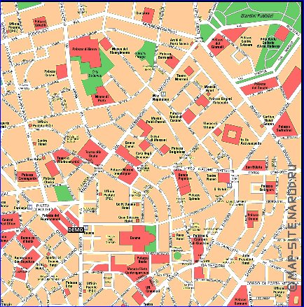 carte de Milan