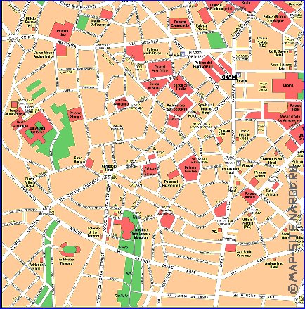 carte de Milan