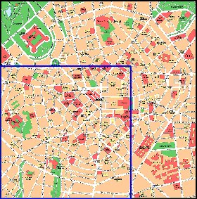 carte de Milan