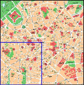 carte de Milan