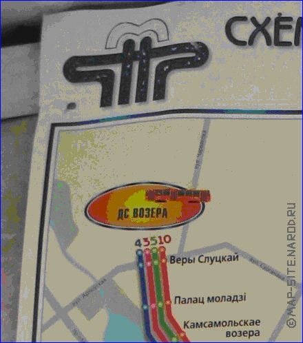 carte de Minsk