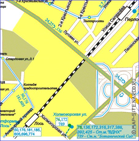 Transport carte de Mytichi