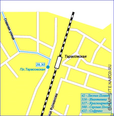 Transport carte de Mytichi