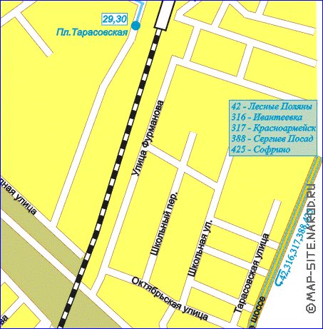 Transport carte de Mytichi