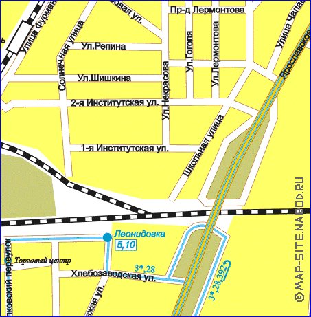 Transport carte de Mytichi