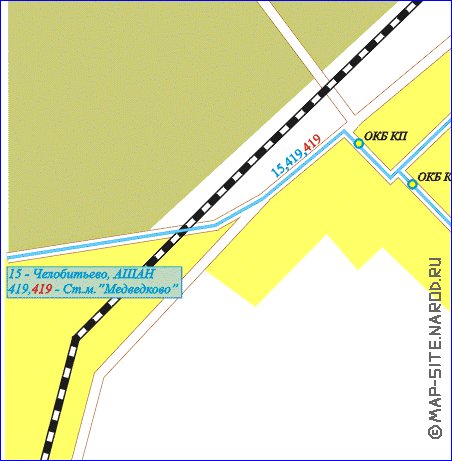 Transport carte de Mytichi