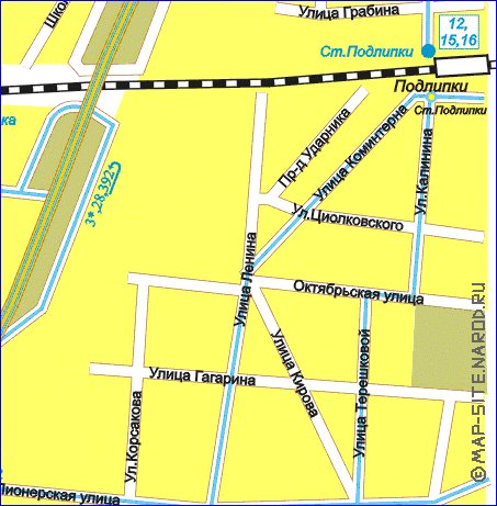 Transport carte de Mytichi