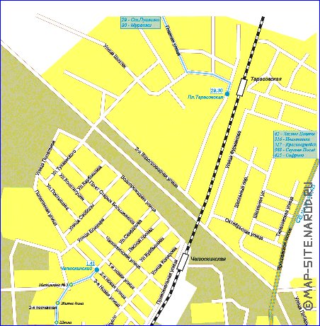 Transport carte de Mytichi