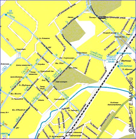 Transport carte de Mytichi