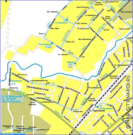 Transport carte de Mytichi