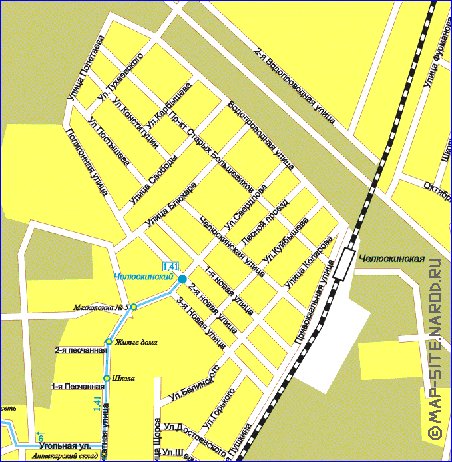 Transport carte de Mytichi