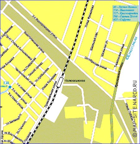 Transport carte de Mytichi