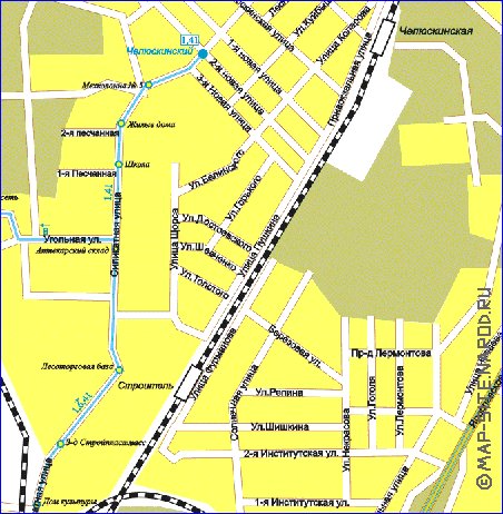 Transport carte de Mytichi