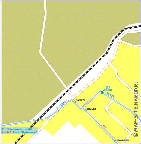 Transport carte de Mytichi