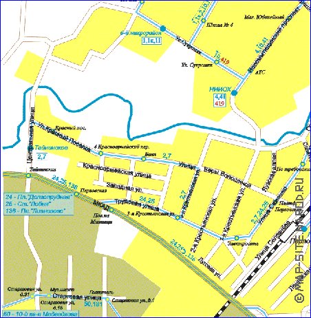 Transport carte de Mytichi