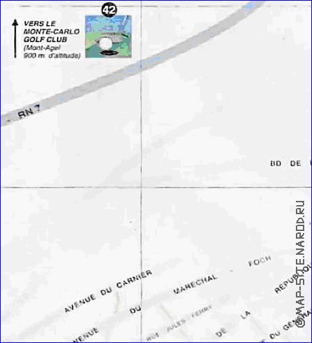 carte de Monaco