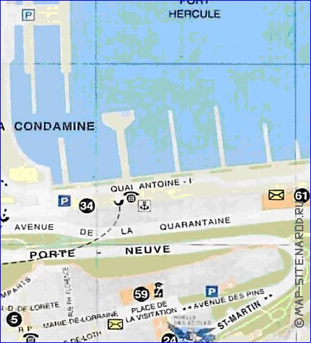 carte de Monaco