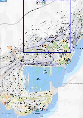 mapa de Monaco em frances