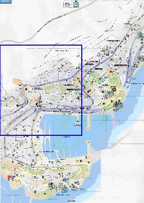 mapa de Monaco em frances