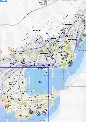 mapa de Monaco em frances