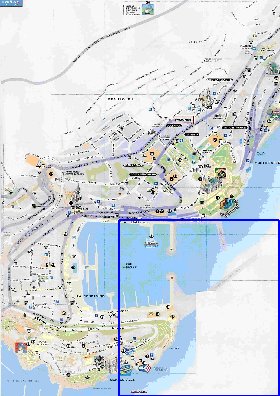 mapa de Monaco em frances