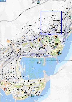 mapa de Monaco em frances