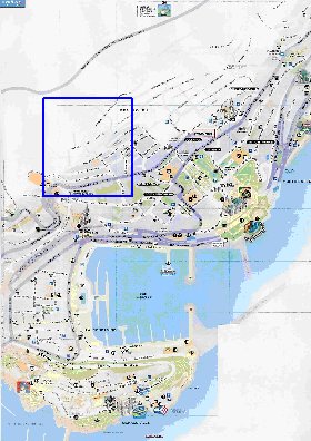 mapa de Monaco em frances