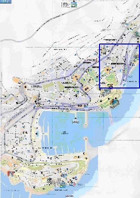 mapa de Monaco em frances