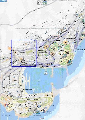 mapa de Monaco em frances