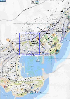 mapa de Monaco em frances