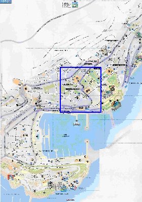 mapa de Monaco em frances