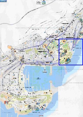 mapa de Monaco em frances