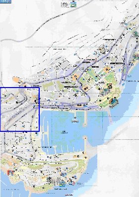 mapa de Monaco em frances