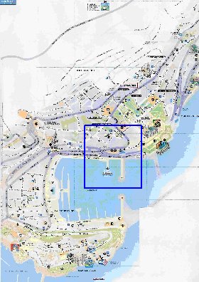 mapa de Monaco em frances