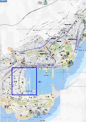 mapa de Monaco em frances